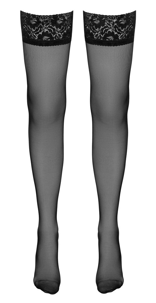 Cottelli LEGWEAR stockings - Zwart - Cottelli LEGWEAR - SKU: 25206051611