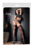 Cottelli LEGWEAR fluweelzachte kousen Stockings - Zwart