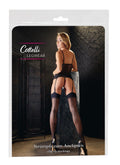 Cottelli LEGWEAR fluweelzachte kousen 1 - Zwart