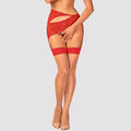 Obsessive Stocking met rode accenten - Rood
