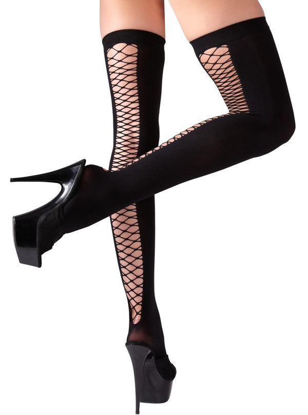 Cottelli LEGWEAR Stockings - Zwart - Cottelli LEGWEAR - SKU: 25408271111
