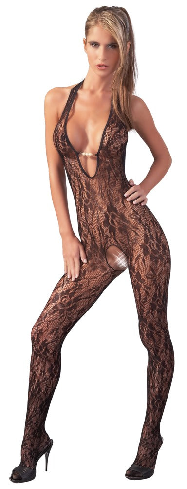 NO:XQSE catsuit met parels - Zwart - NO:XQSE - SKU: 25501721111