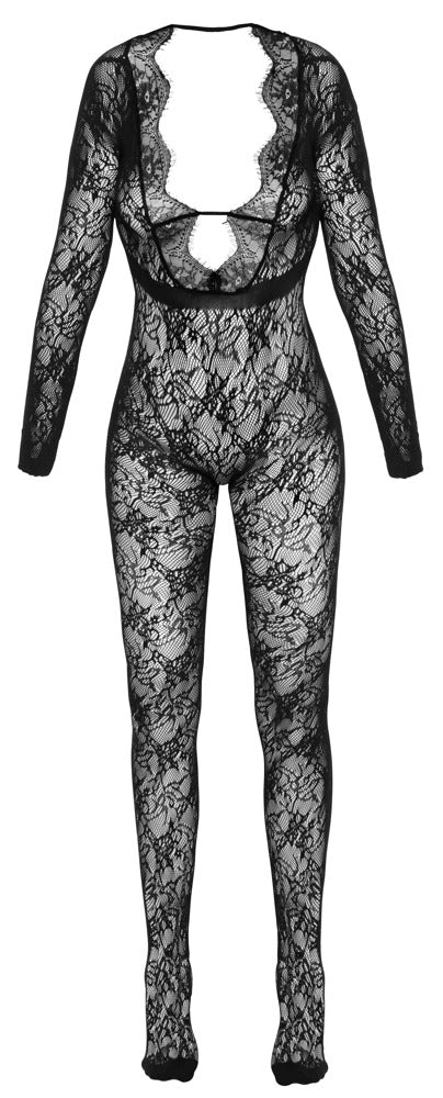 Fantasy by Cottelli kruisloze catsuit - Zwart
