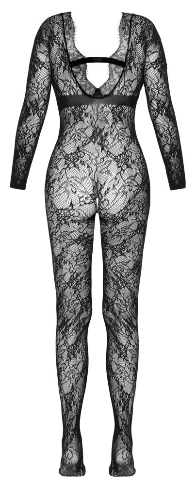 Fantasy by Cottelli kruisloze catsuit - Zwart - Fantasy by Cottelli - SKU: 25513731101