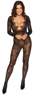 Fantasy by Cottelli kruisloze catsuit - Zwart