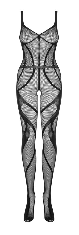 Obsessive mesh catsuit met hot uitsnijdingen - Zwart - Obsessive - SKU: 25514201101