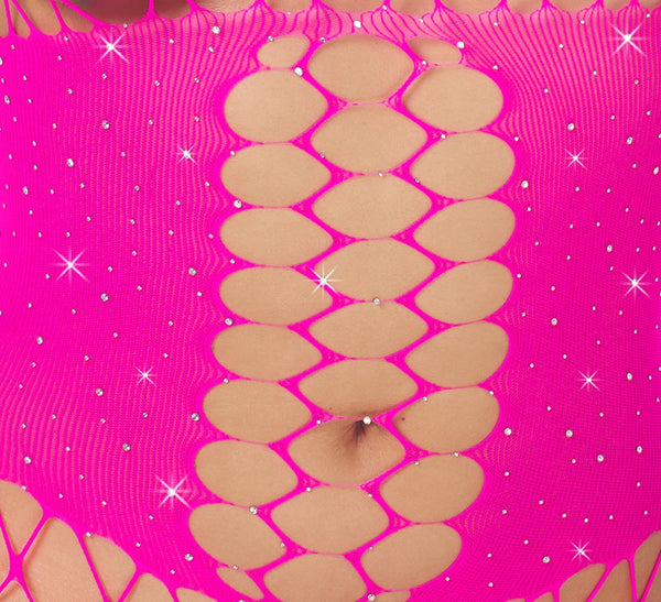 Fantasy by Cottelli netdesign catsuit - Roze - Fantasy by Cottelli - SKU: 25518103101