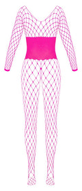 Fantasy by Cottelli kruisloze open catsuit - Roze