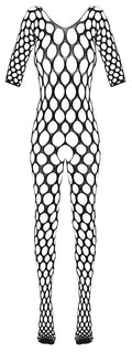 Fantasy by Cottelli kruisloze open catsuit - Zwart