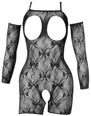 Fantasy by Cottelli Catsuit - Zwart