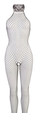 Fantasy by Cottelli open kruis netcatsuit - Zwart