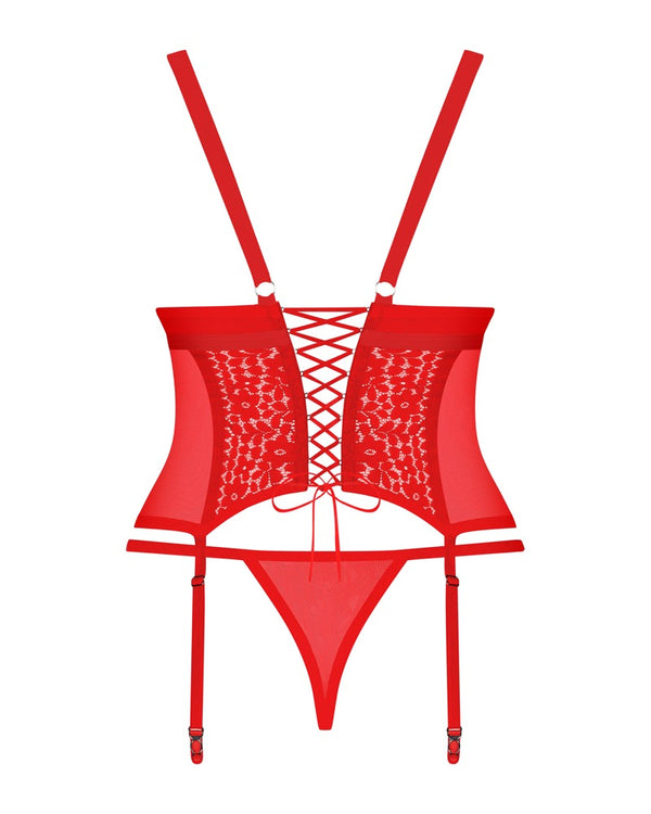 Obsessive Korset - Rood - Obsessive - SKU: 26202603971