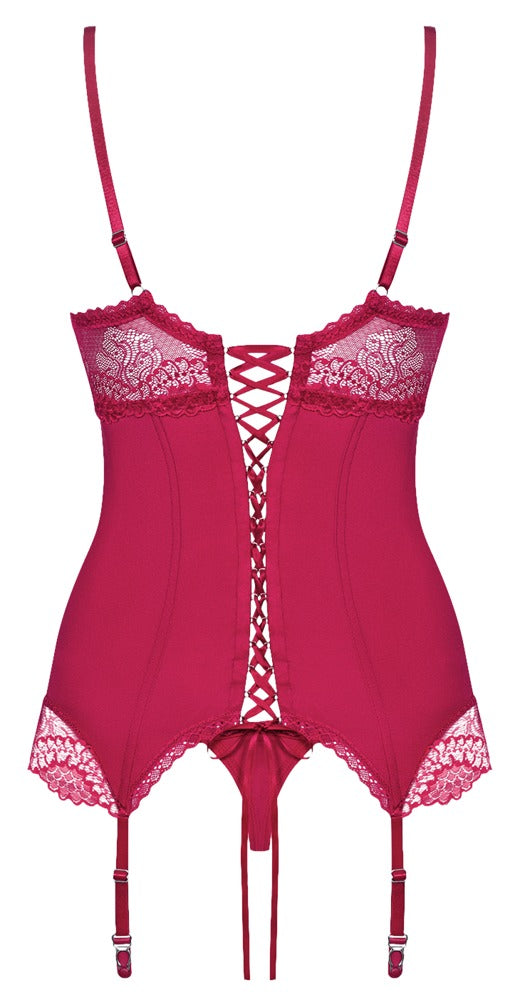 Obsessive Korset - Rood - Obsessive - SKU: 26203673111