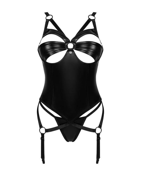 Obsessive Armares jarretel set - Zwart - Obsessive - SKU: 26204301141