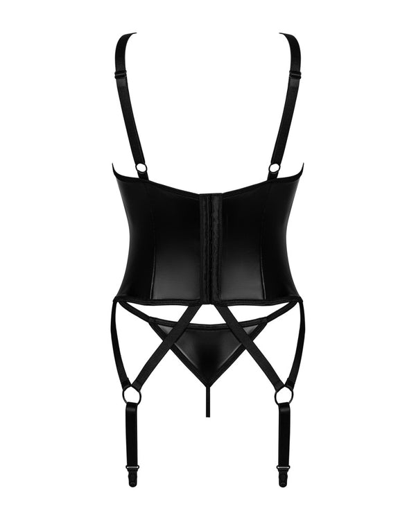 Obsessive Armares jarretel set - Zwart - Obsessive - SKU: 26204301141