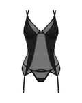 Obsessive Jarretel set - Zwart