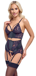 Cottelli LINGERIE Cottelli Jarretel set - Zwart