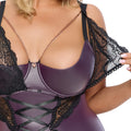 Cottelli CURVES Jarretel set - Paars