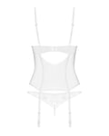 Obsessive Alissium jarretel set - Wit