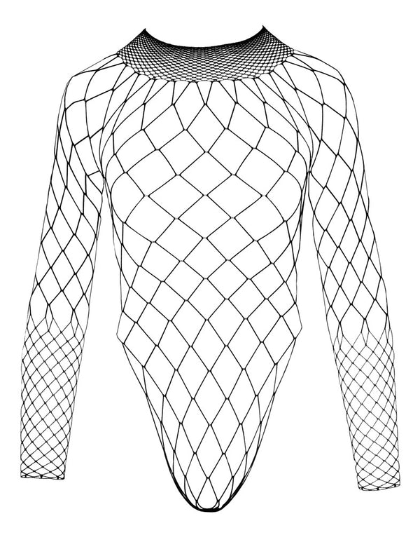NO:XQSE net body met open kruis - Zwart - NO:XQSE - SKU: 26424411101