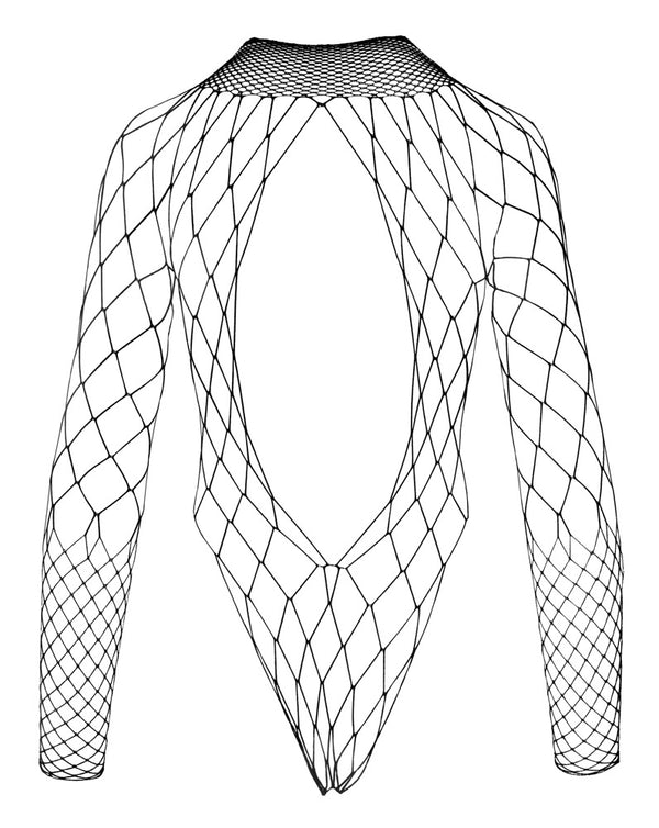 NO:XQSE net body met open kruis - Zwart - NO:XQSE - SKU: 26424411101