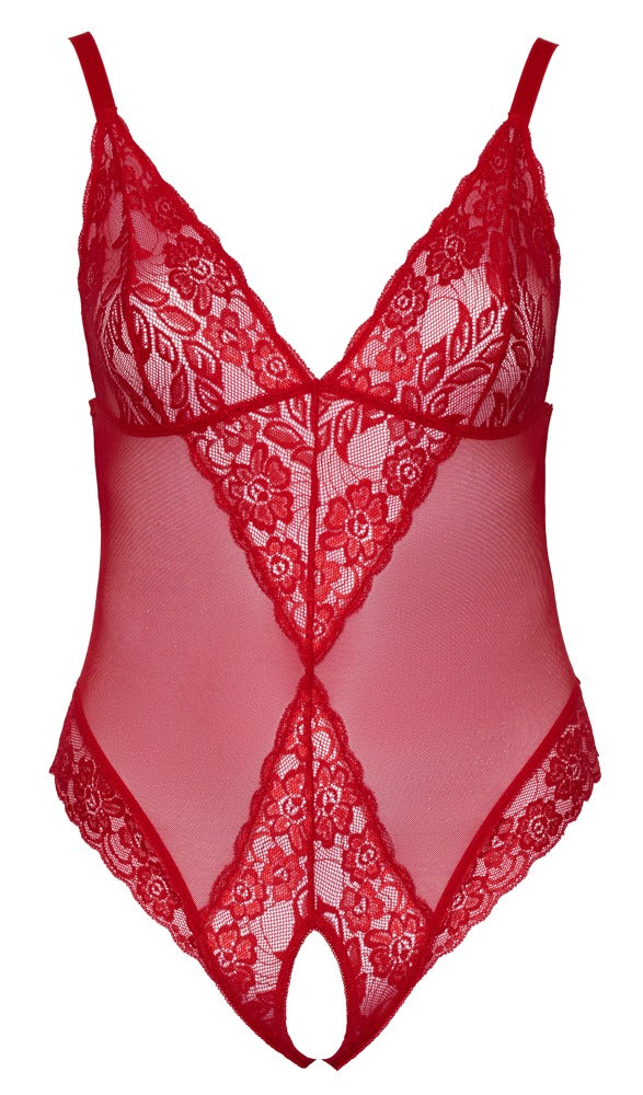 Cottelli CURVES kruisloze body - Rood - Cottelli CURVES - SKU: 26431203051