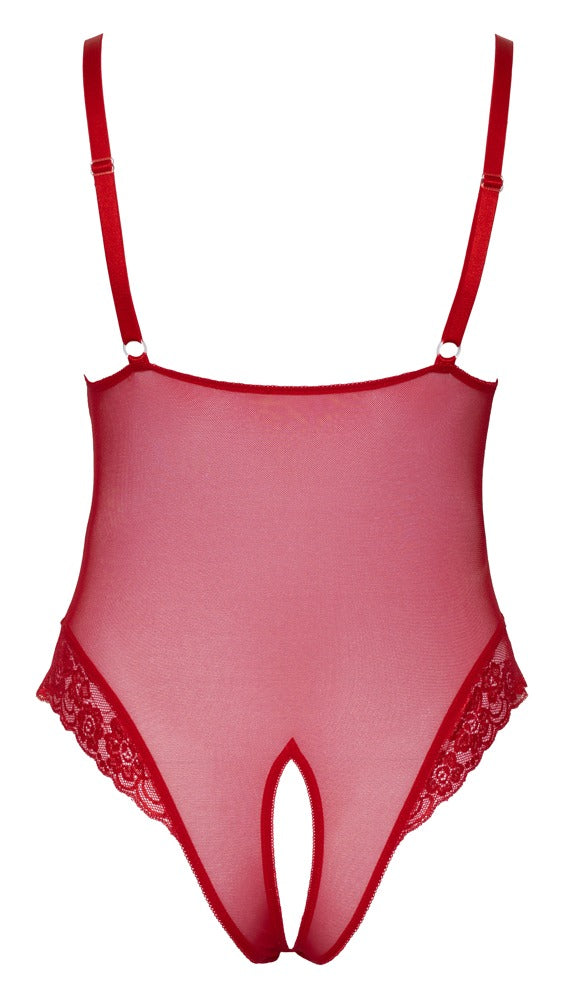 Cottelli CURVES kruisloze body - Rood - Cottelli CURVES - SKU: 26431203051