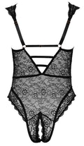 Cottelli CURVES kant body met beugelcups - Zwart