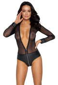 Cottelli PARTY Body powernet met matte slip - Zwart
