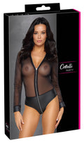 Cottelli PARTY Body powernet met matte slip - Zwart