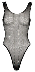 Fantasy by Cottelli body met strass - Zwart