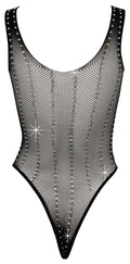 Fantasy by Cottelli body met strass - Zwart