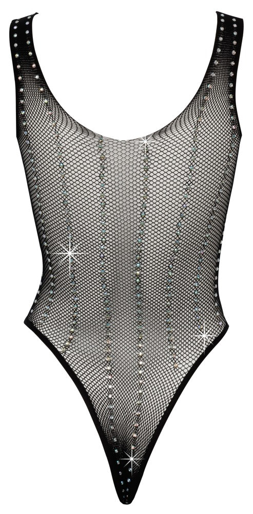 Fantasy by Cottelli body met strass - Zwart