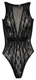 Fantasy by Cottelli fonkelende body - Zwart