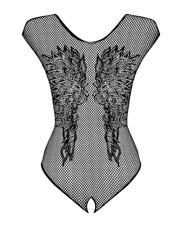 Obsessive elastisch visnet teddy - Zwart - Obsessive - SKU: 26438631101