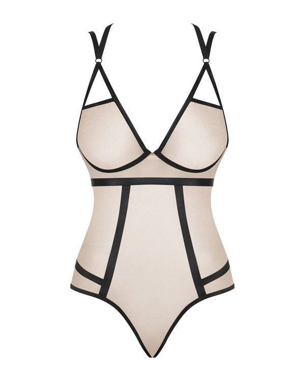 Obsessive Nudelia teddy huidkleur - Bruin - Obsessive - SKU: 26441265111