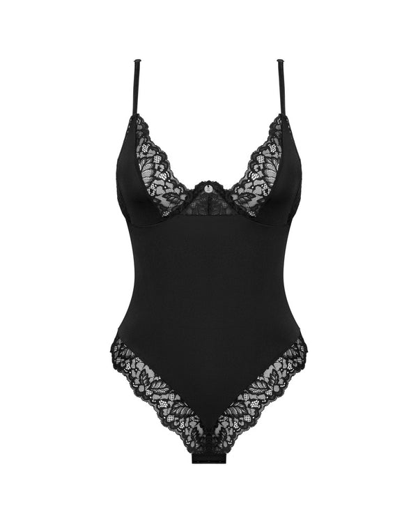 Obsessive Bellastia body XS/S - Zwart - Obsessive - SKU: 26442741941