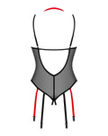 Obsessive semi-transparante body Glandez - Zwart