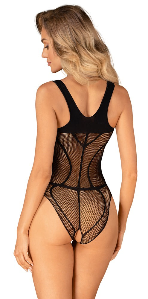 Obsessive mesh body harnas - Zwart - Obsessive - SKU: 26444011101