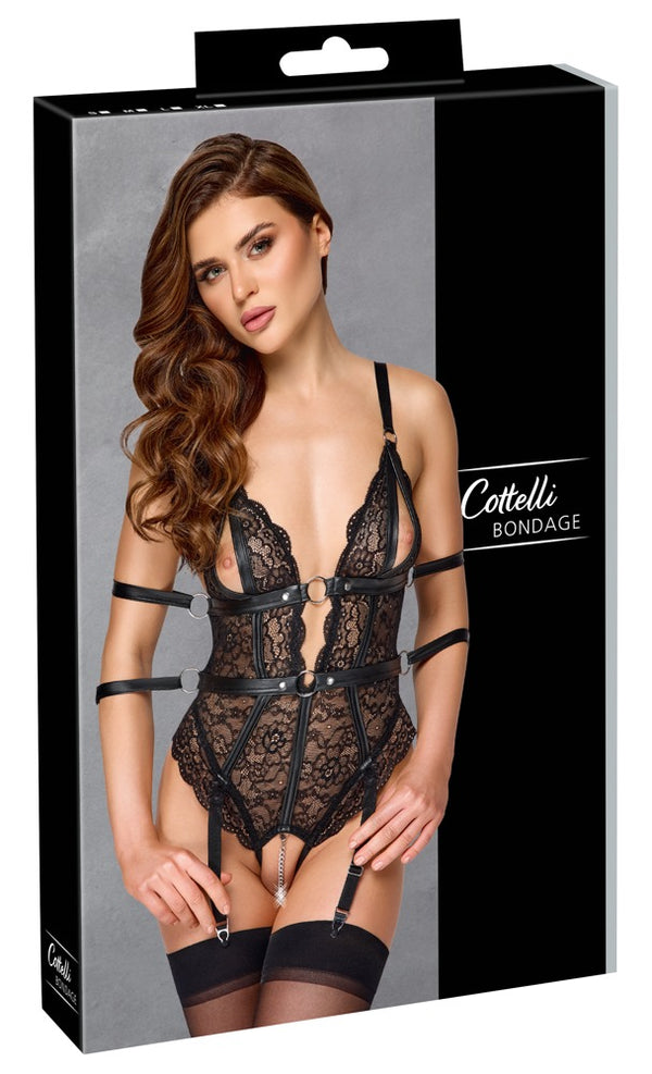 Cottelli BONDAGE Body - Zwart - Cottelli BONDAGE - SKU: 26445251021