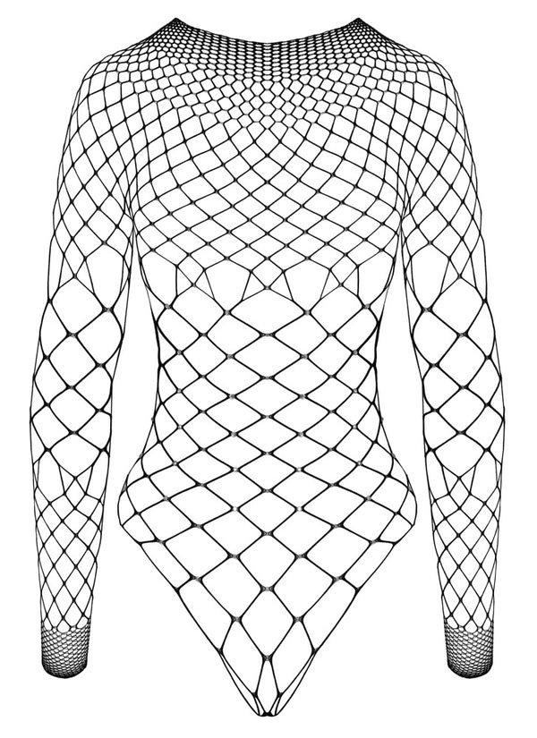 Fantasy by Cottelli netbody met strassteentjes - Zwart - Fantasy by Cottelli - SKU: 26446651101
