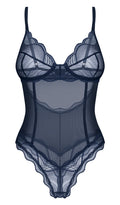 Obsessive Body kruisloos met beugelloze cups - Blauw