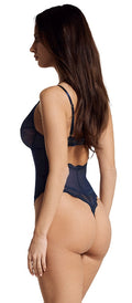 Obsessive Body kruisloos met beugelloze cups - Blauw
