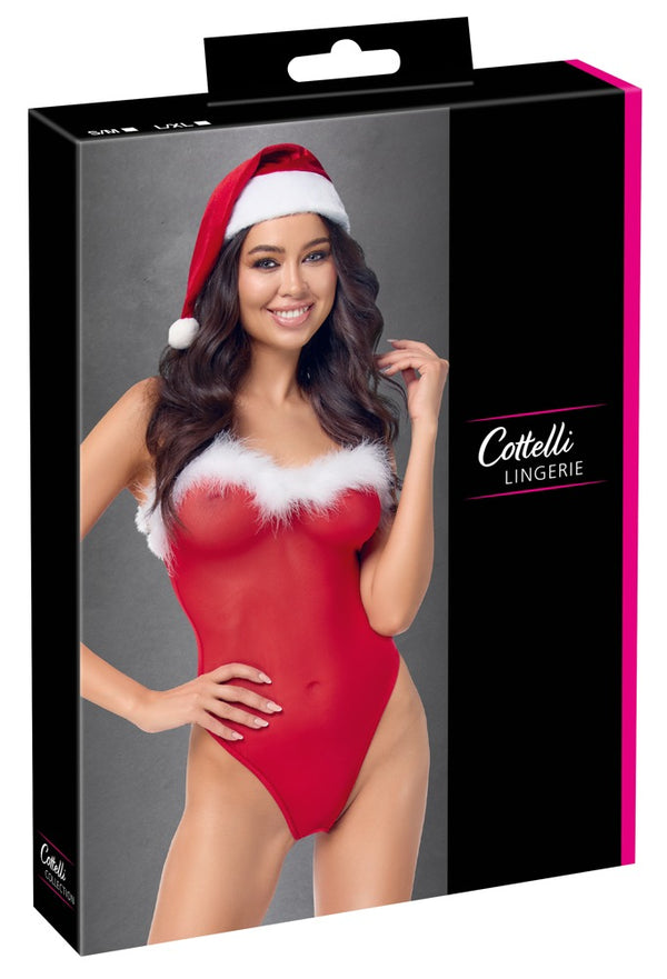 Cottelli LINGERIE X-Mas body - Rood - Cottelli LINGERIE - SKU: 26449673111