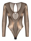 Obsessive string body Soranna - glanzend brons