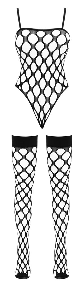 Fantasy by Cottelli XL-net set - Zwart - Fantasy by Cottelli - SKU: 26451811101