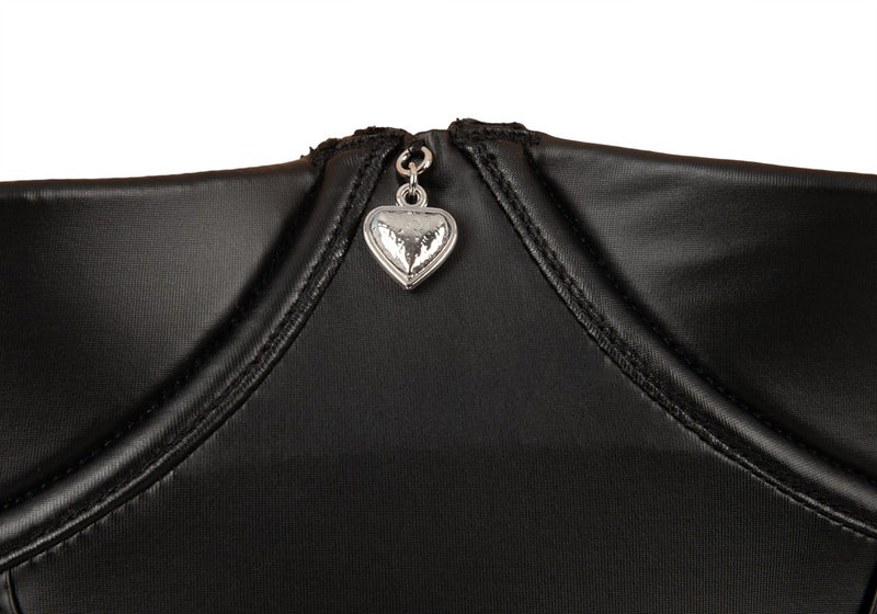 Cottelli BONDAGE Jarretel body - Zwart