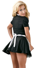 Cottelli COSTUMES zwart jurk met witte kraag - Zwart