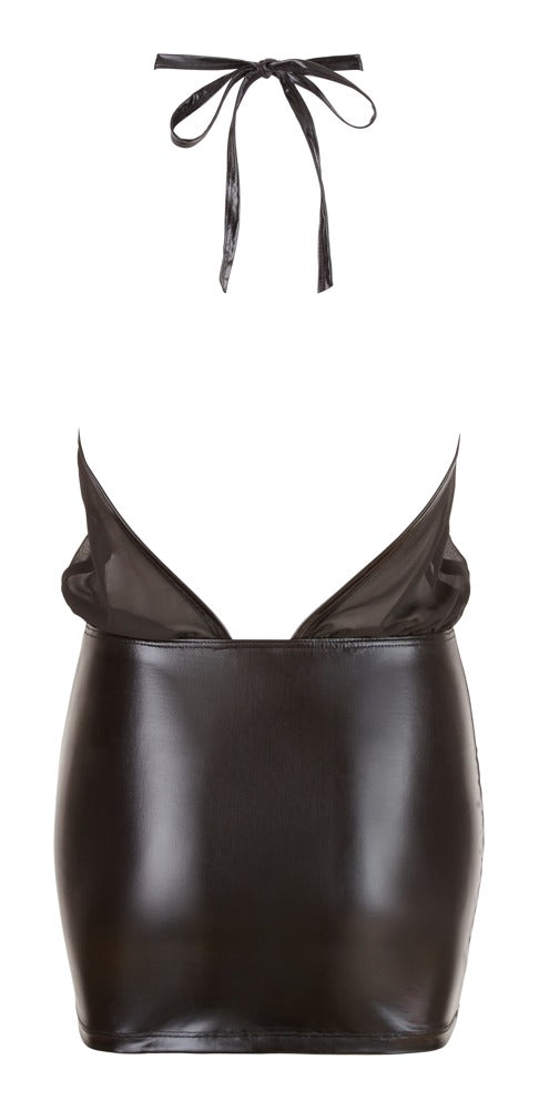 Cottelli PARTY halter rugloze jurk - Zwart - Cottelli PARTY - SKU: 27158131021