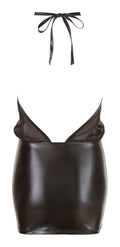 Cottelli PARTY Jurk halter met rugloos chiffon - Zwart
